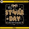 It’s STAAR Day leopard print design with bow and motivational quote PNG