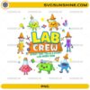 Lab Crew Lab Week 2026 cute medical laboratory characters PNG design