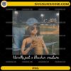 Funny bleacher creature doll holding iced coffee at baseball game PNG