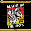 Made In The 80s Super Mario 3 retro gaming PNG design