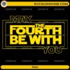 May The Fourth Be With You PNG sci-fi inspired design