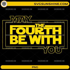 May The Fourth Be With You PNG sci-fi inspired design