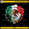 Mexico flag eagle with boxing gloves PNG design for Mexican pride