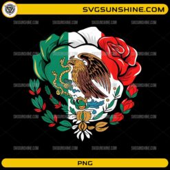 Mexico flag eagle with boxing gloves PNG design for Mexican pride