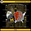 Michigan basketball national champs shock the world PNG design