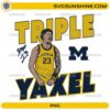 Michigan Wolverines basketball player illustration PNG design