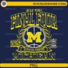 Michigan Wolverines Final Four 2026 vintage basketball PNG design