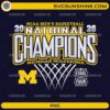 Michigan Wolverines National Champions 2026 PNG NCAA Final Four basketball net design