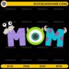 cute monster mom SVG cartoon mom design for Cricut