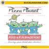 Pizza Planet Toy Story aliens PNG Food and Fun Space Port design