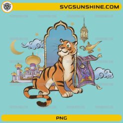 Rajah tiger PNG inspired by Jasmine princess cartoon tiger