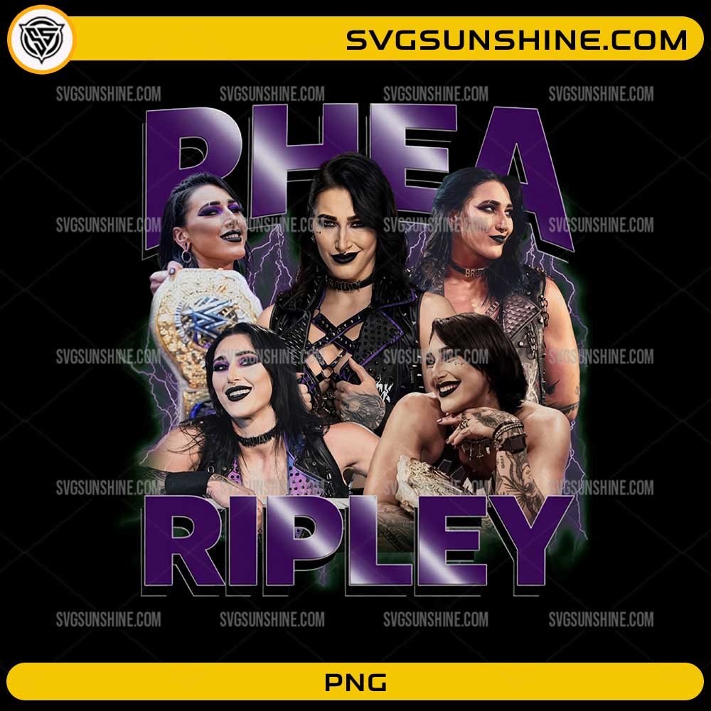 Rhea Ripley PNG WWE brutality graphic design
