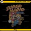 Super Mario Bros Since 85 vintage retro PNG design