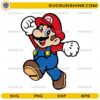 Super Mario jumping SVG classic video game character design