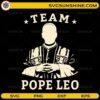 Team Pope Leo XIV SVG Catholic pope illustration design