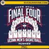 UConn Huskies men’s basketball Final Four 2026 PNG with jersey lineup design