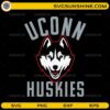 UConn Huskies husky mascot SVG design