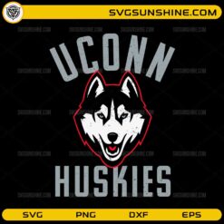 UConn Huskies husky mascot SVG design