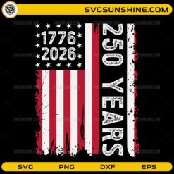 usa 250 years svg 1776 2026 american flag distressed patriotic design