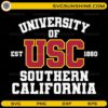USC Trojans SVG University of Southern California Est 1880 design