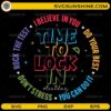 You Got This Test Day SVG motivational school design with colorful typography