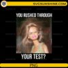 funny barbie doll you rushed through your test meme PNG