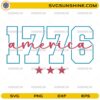1776 America SVG patriotic design for Cricut and Silhouette crafts