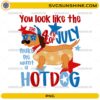 4th Of July Hotdog Dog PNG funny patriotic dachshund hotdog sublimation design