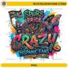 Crazy Hispanic San Antonio Spurs PNG colorful graffiti Spurs Pride design