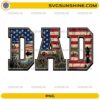 Dad Hunting PNG patriotic American flag hunting dad digital download