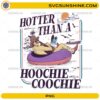 Hotter Than A Hoochie Coochie PNG funny retro summer beach design