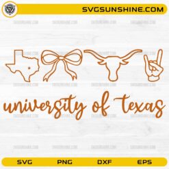 University of Texas Longhorn SVG western college digital download