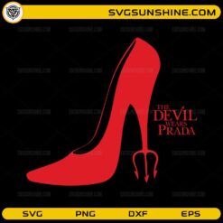 Women’s The Devil Wears Prada SVG red high heel design
