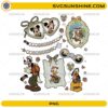 Animal Kingdom Safari Friends PNG cute safari adventure character design for Disney vacation shirts and DIY crafts