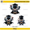 Cute Batman graduation bundle PNG with diploma and graduation cap