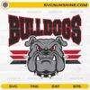 Bulldogs Football SVG mascot design for Cricut and Silhouette