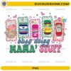Busy Doing Mama Stuff PNG design with colorful mom-themed illustrations