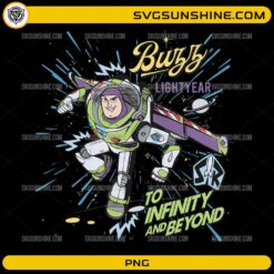 Buzz Lightyear To Infinity And Beyond PNG space ranger digital download design