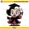 Cruella graduation PNG cute villain graduate holding diploma