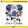 Disney Cruise 2026 Let’s Cruise Mickey Minnie PNG design