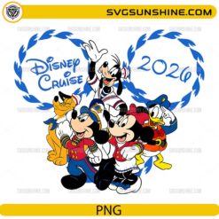 Disney Cruise 2026 Mickey Minnie Donald Pluto Goofy PNG design