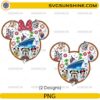 Disney Cruise Mickey Head PNG bundle with cruise ship and Disney characters