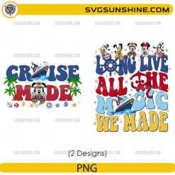 Disney Cruise PNG bundle with Cruise Mode and magical cruise designs