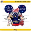 Disney Wonder family cruise PNG with Mickey Minnie and custom family name 2026