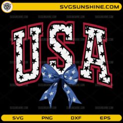 distressed USA flag PNG with stars and bow patriotic design