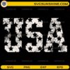 Distressed USA SVG vintage patriotic design for Cricut crafts