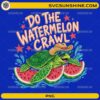 Do The Watermelon Crawl Turtle PNG with cute summer turtle and watermelon