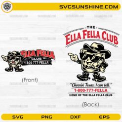 Ella Fella Club Western SVG Bundle PNG DXF EPS