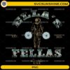 Ella’s Fellas PNG western cowboy design with vintage distressed typography