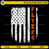 Flyers USA Flag SVG distressed American flag hockey design